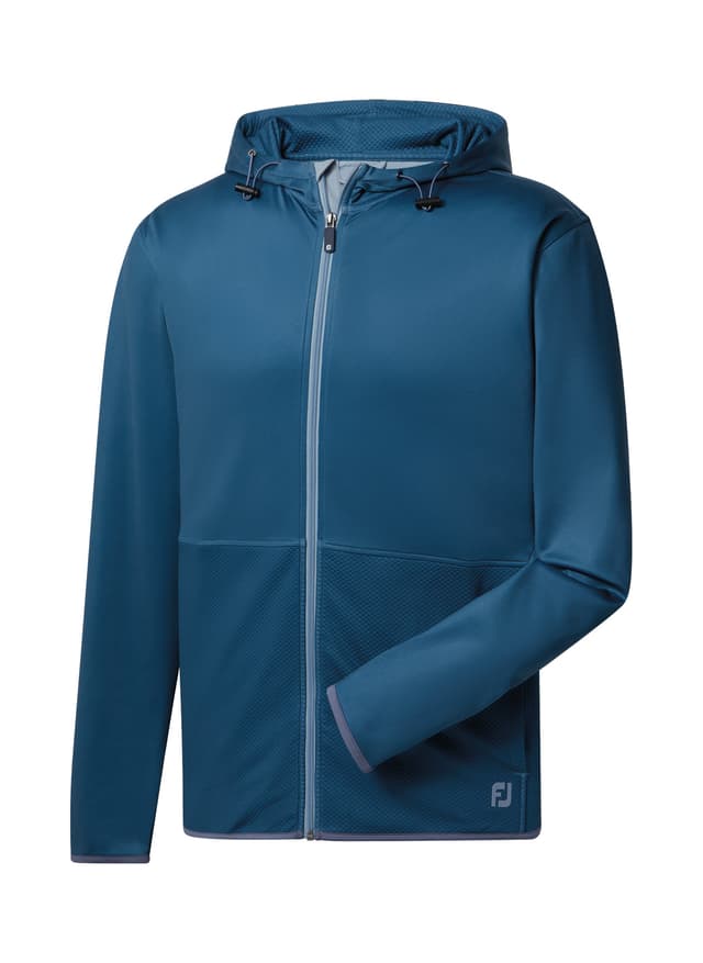 FootJoy Men's Thermoseries Full-Zip Hoodie - Blue 3XL