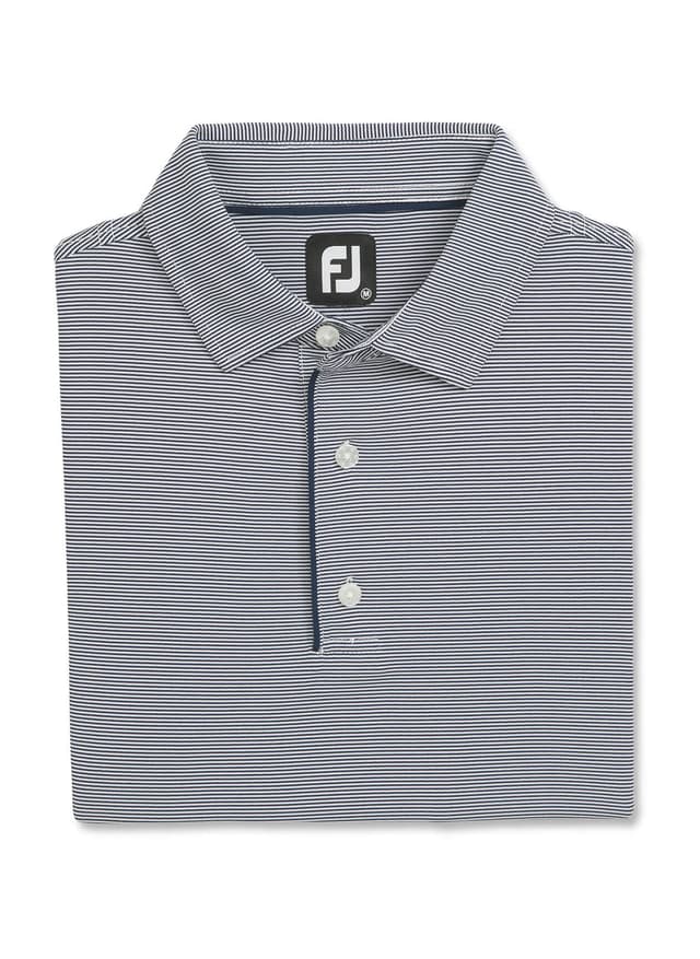 FootJoy Men's Sun Protection Long-Sleeve Shirt - Navy / White (30449) 3XL