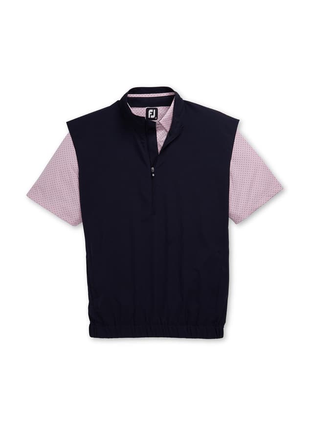FootJoy Men's Half-Zip Windshirt Vest - Navy 3XL