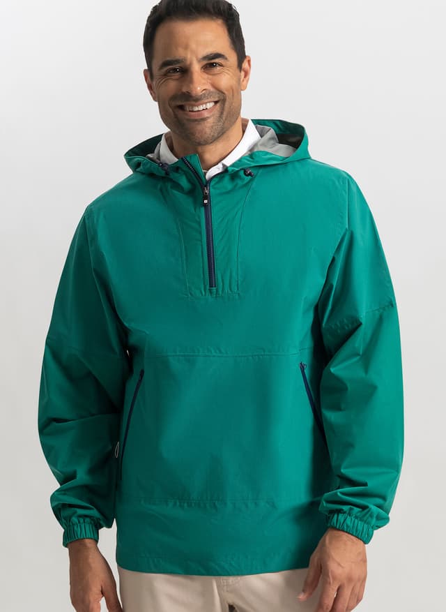 FootJoy Men's Hydrolite X Rain Hoodie - Green 3XL