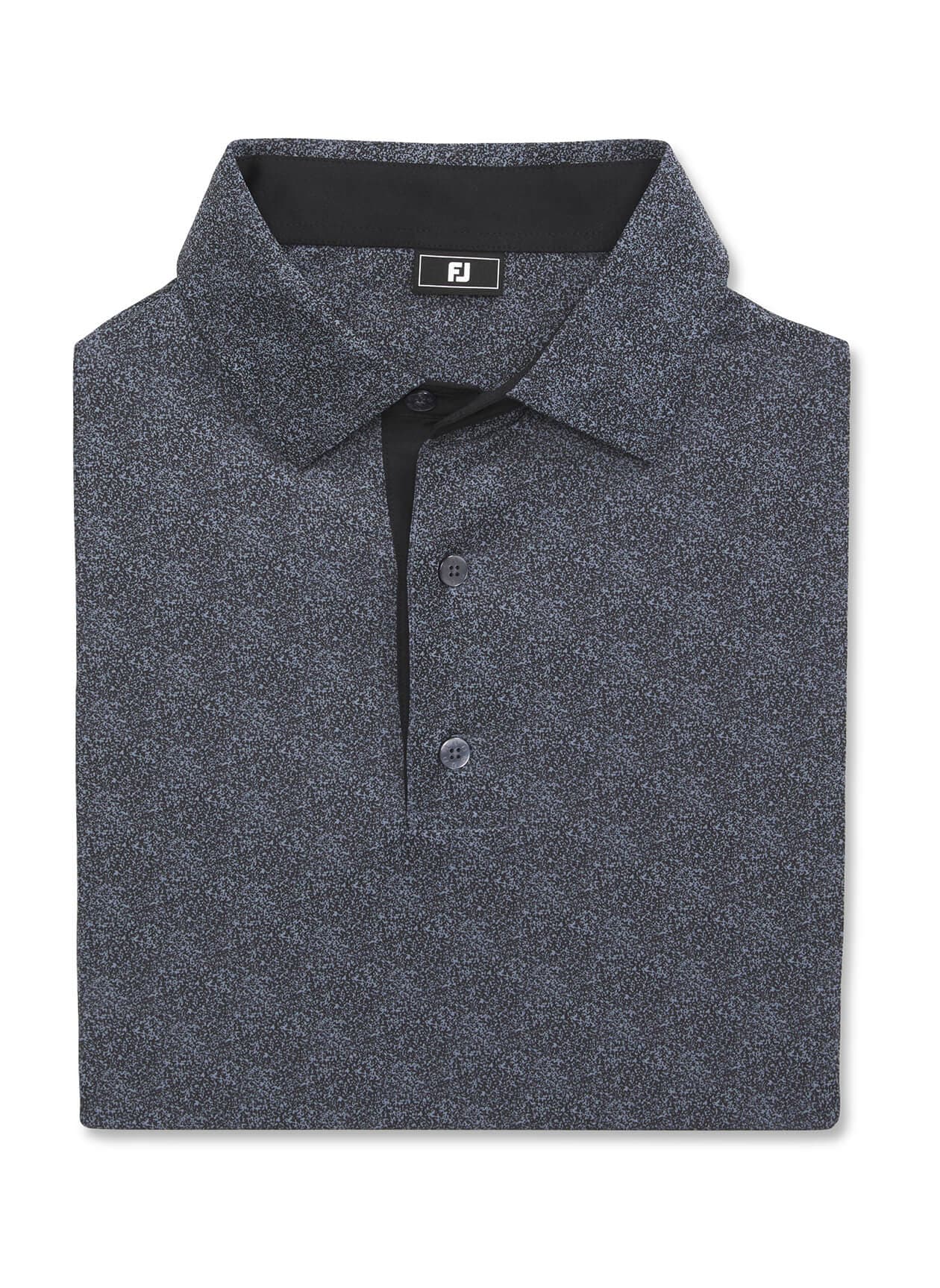 FootJoy Men's Speckle Print Polo - Light Grey 3XL