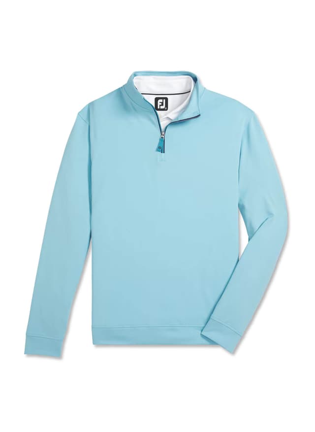 FootJoy Men's Approach Quarter-Zip Pullover - Light Blue (30490) 3XL