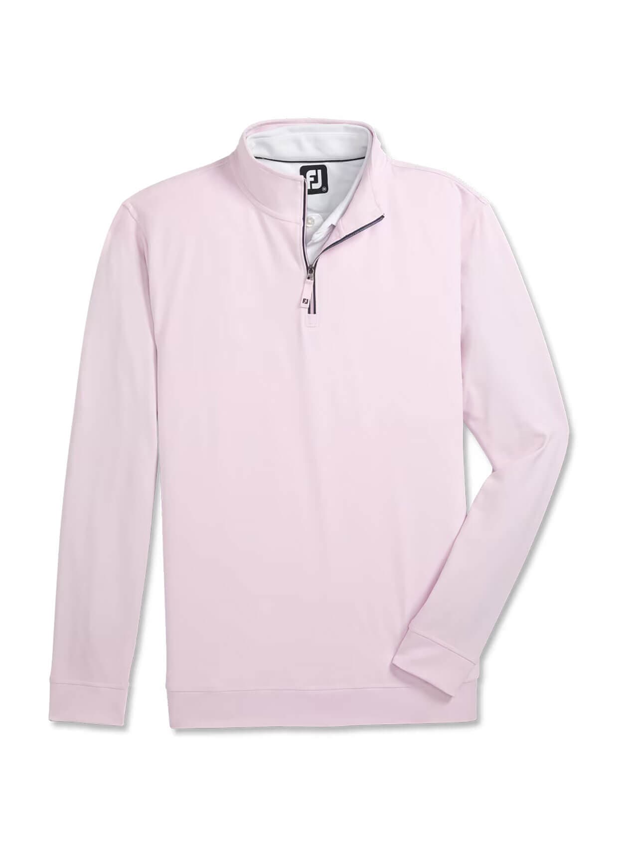 FootJoy Men's Approach Quarter-Zip Pullover - Pink 3XL
