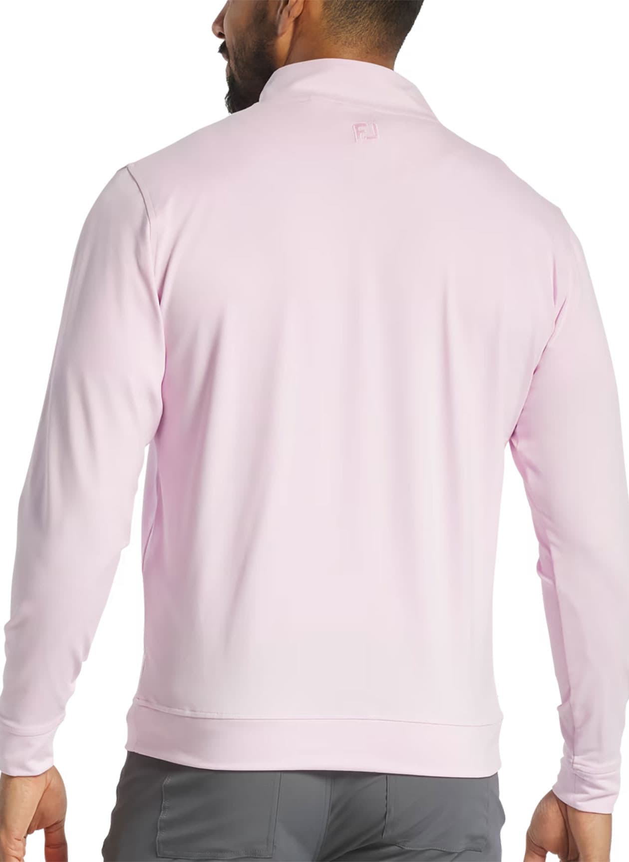 FootJoy Men's Approach Quarter-Zip Pullover - Pink 3XL