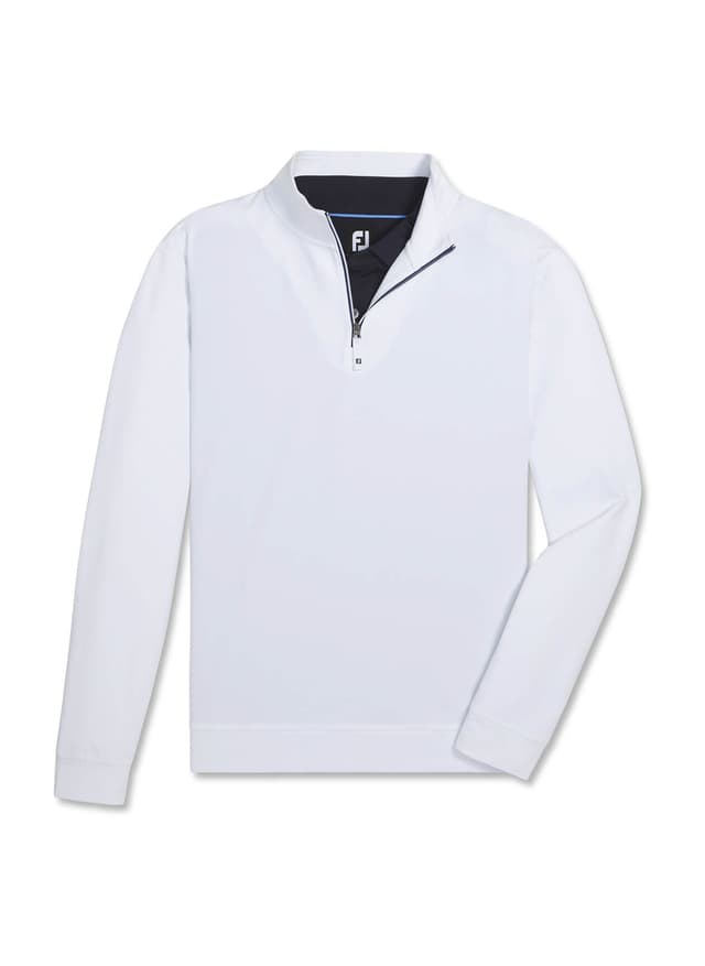 FootJoy Men's Approach Quarter-Zip Pullover - White 3XL