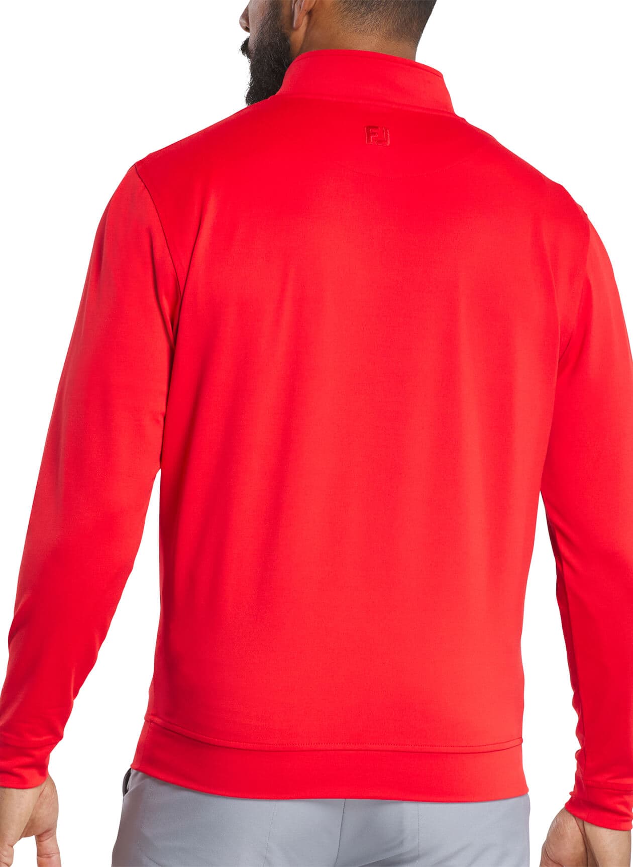 FootJoy Men's Approach Quarter-Zip Pullover - Red 3XL