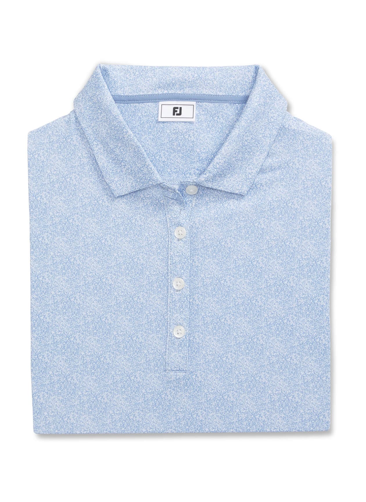 FootJoy Women's Speckle Print Polo - Blue LG
