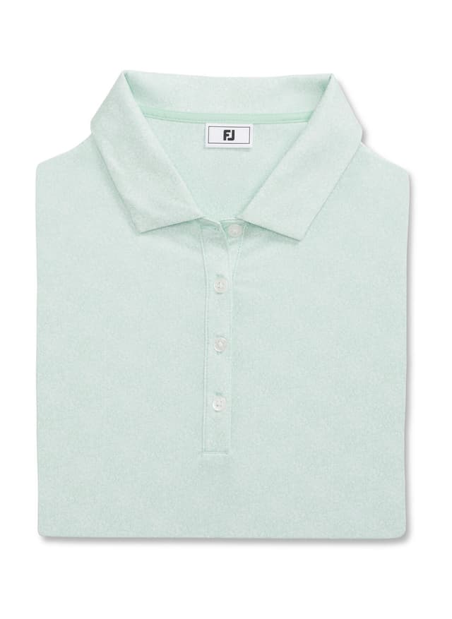 FootJoy Women's Speckle Print Polo - Green LG