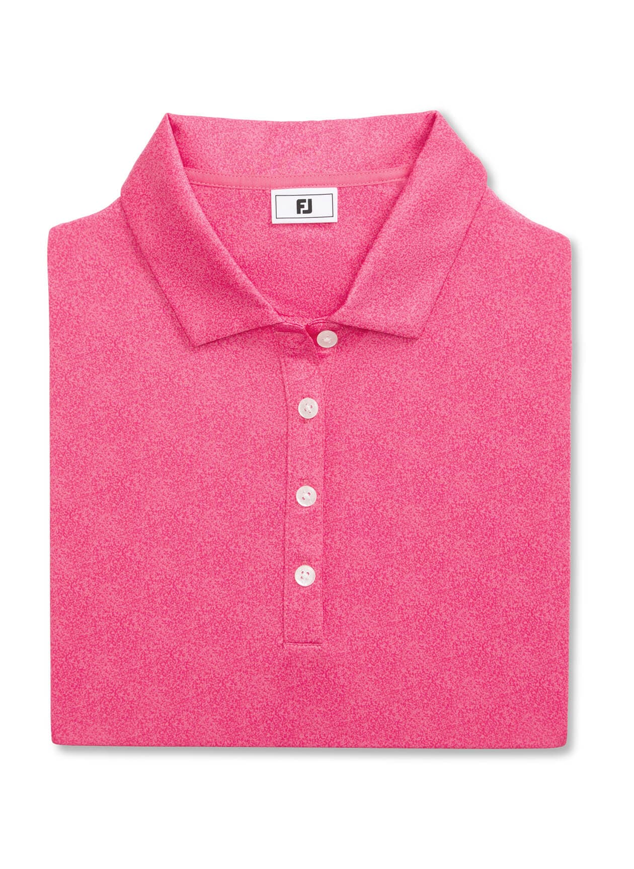 FootJoy Women's Speckle Print Polo - Pink LG