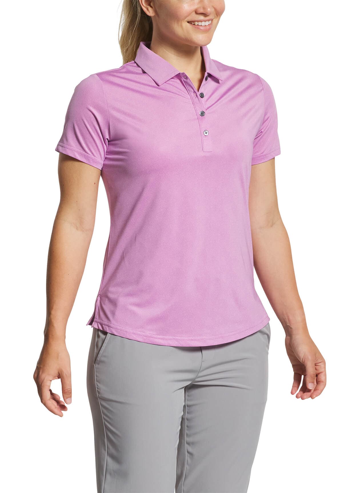 FootJoy Women's Speckle Print Polo - Purple LG