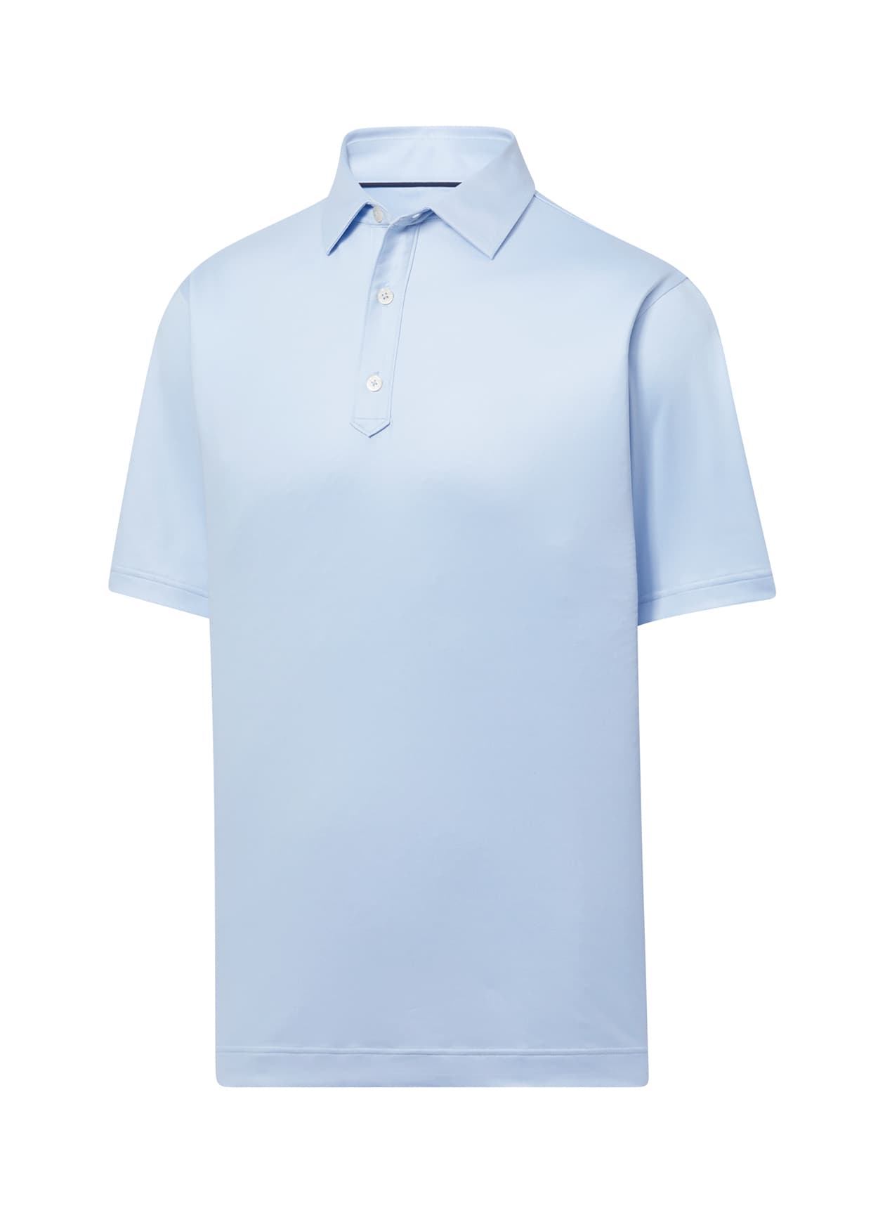 FootJoy Men's Solid Lisle Set On Placket - Sky (28559) 3XL