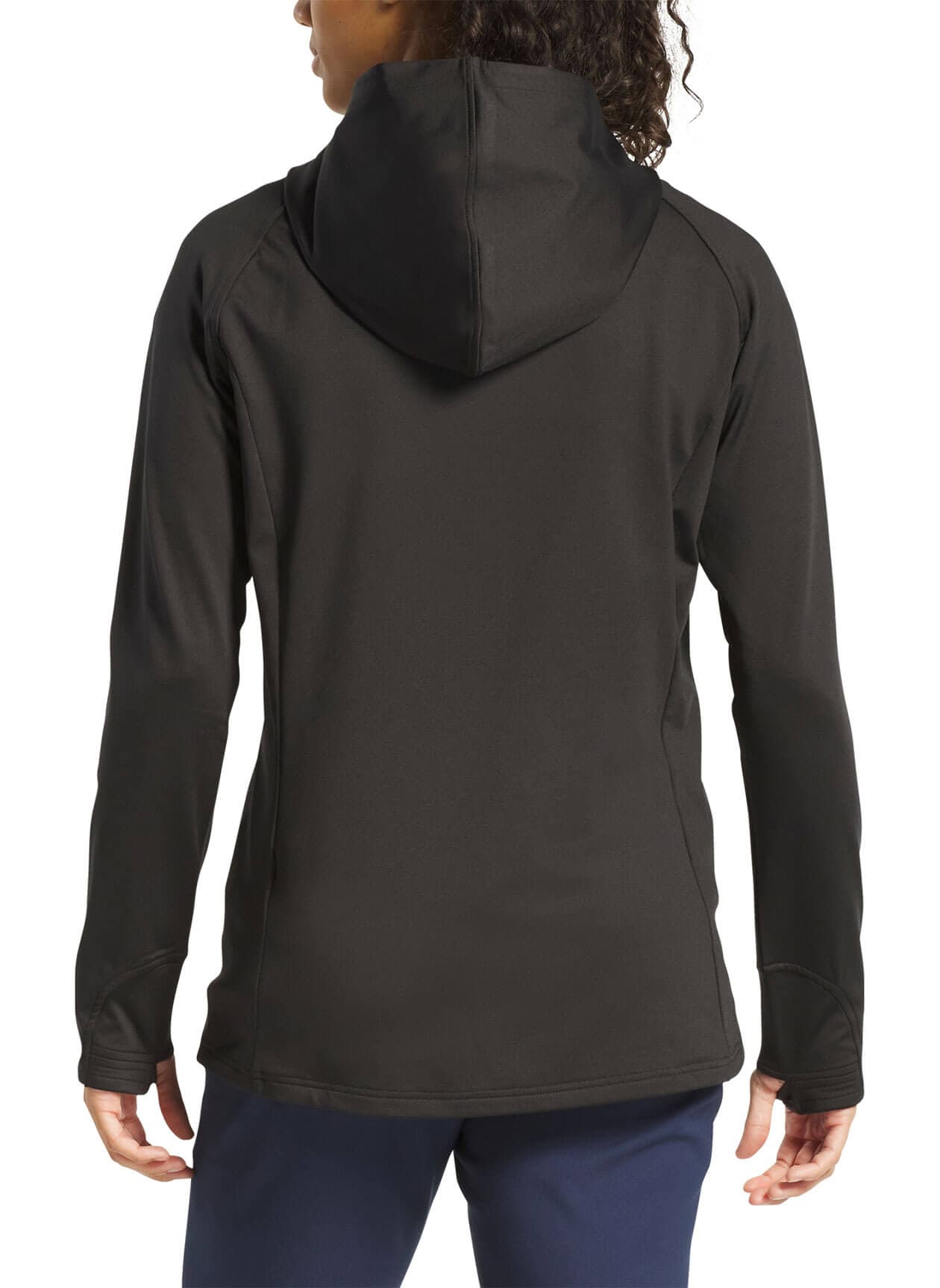 FootJoy Women's ThermoSeries Full-Zip Hoodie - Black LG