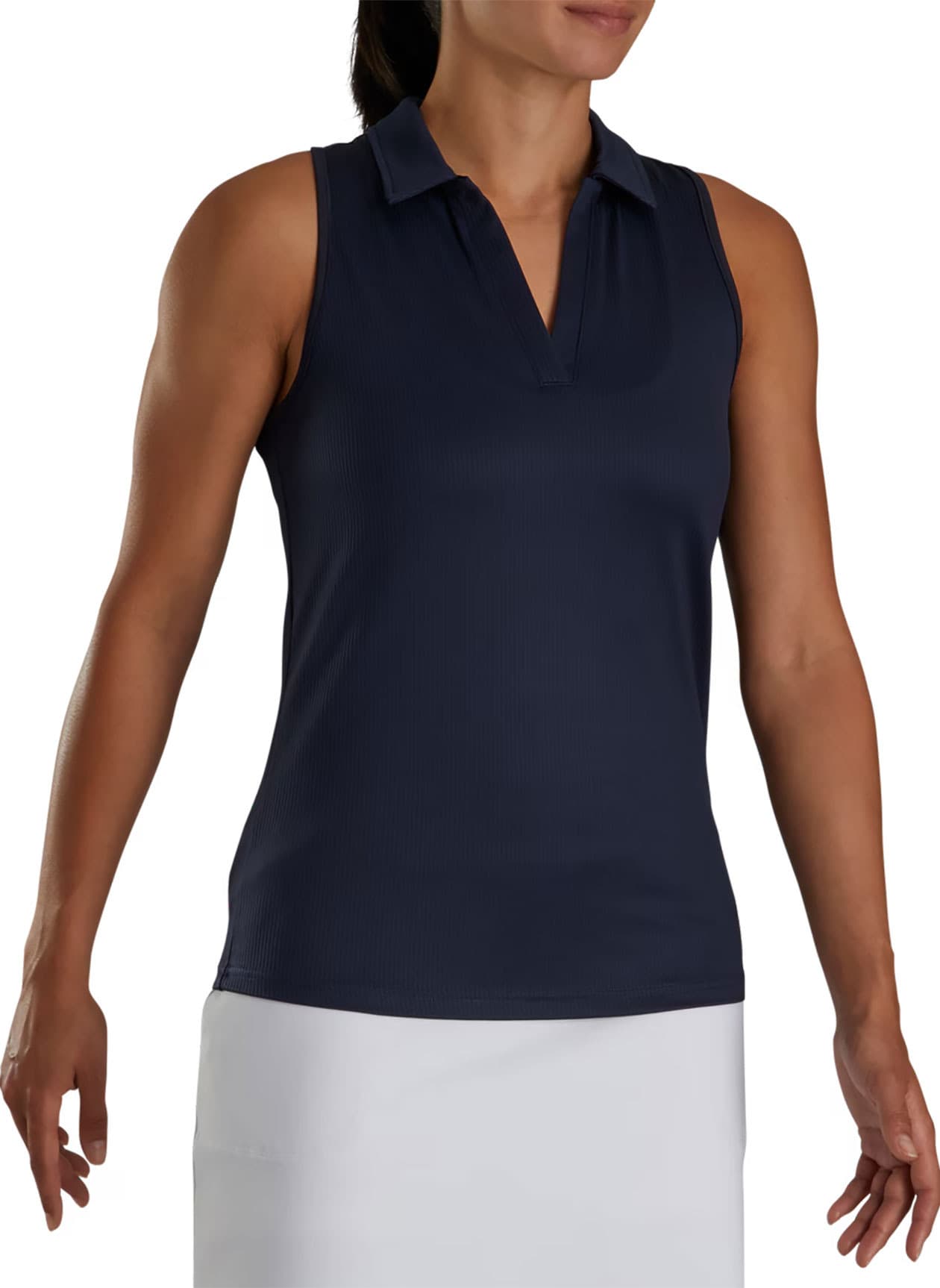 FootJoy Women's Racerback Tank Polo - Navy LG