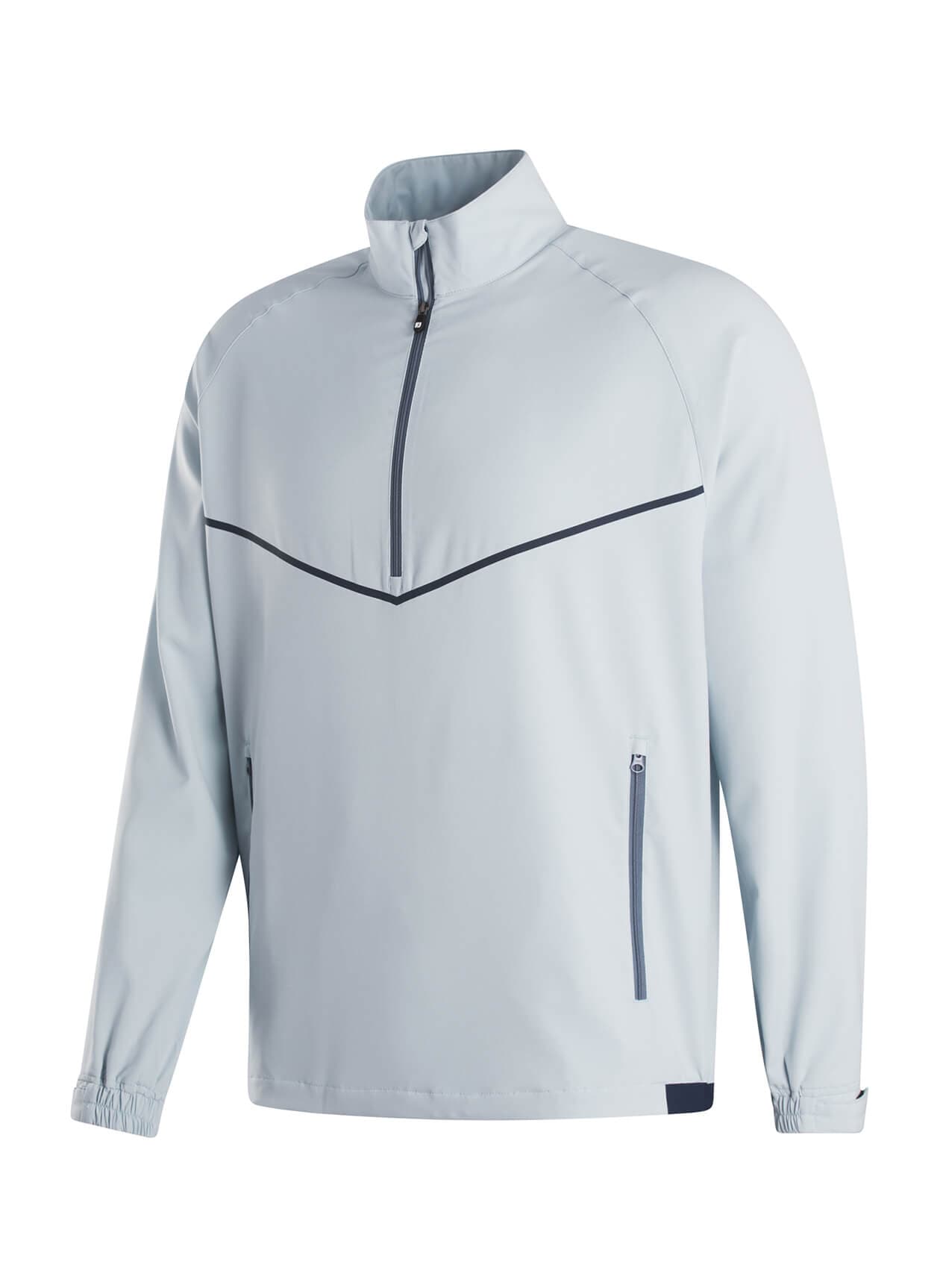 FootJoy Men's Zephyr Windshirt - Light Grey 3XL