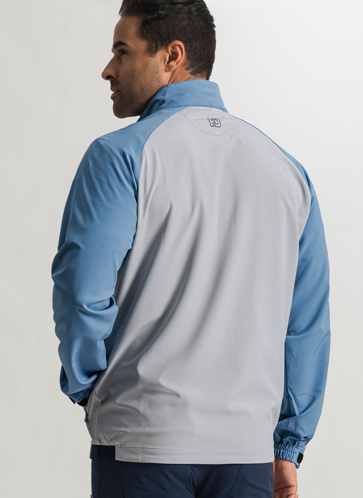 FootJoy Men's Zephyr Windshirt - Cyan 3XL