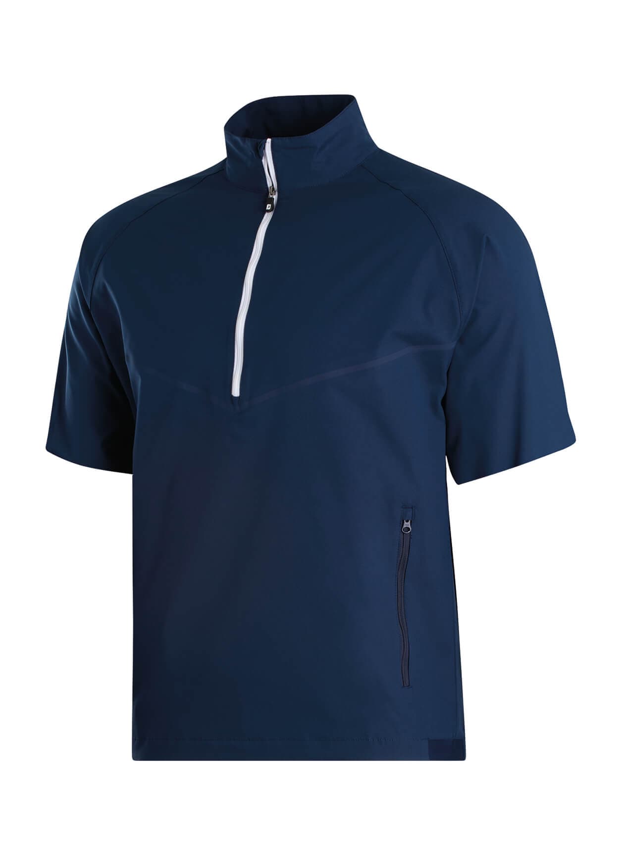 FootJoy Men's Zephyr Short Sleeve Windshirt - Navy (37729) 3XL