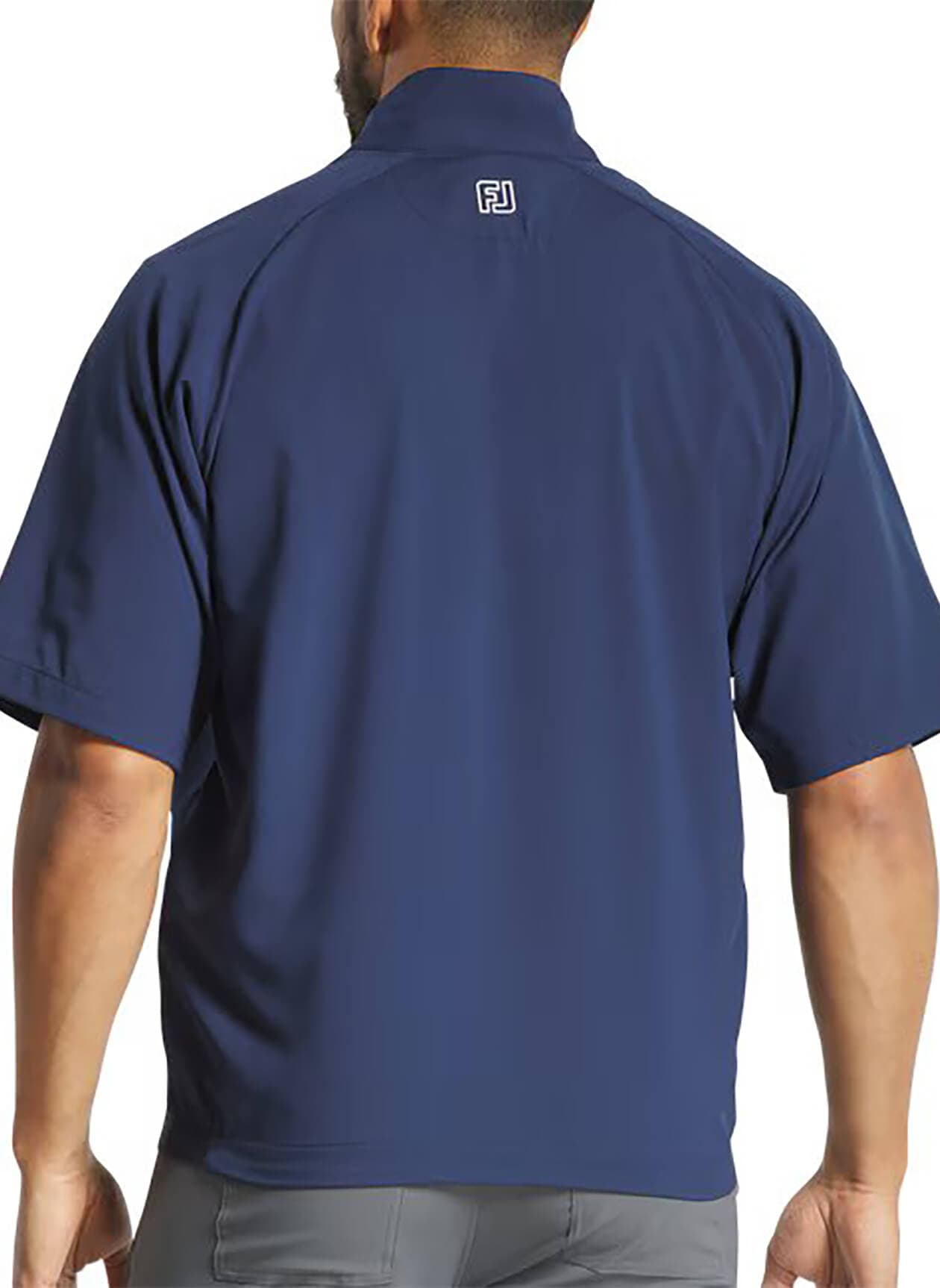 FootJoy Men's Zephyr Short Sleeve Windshirt - Navy (37729) 3XL