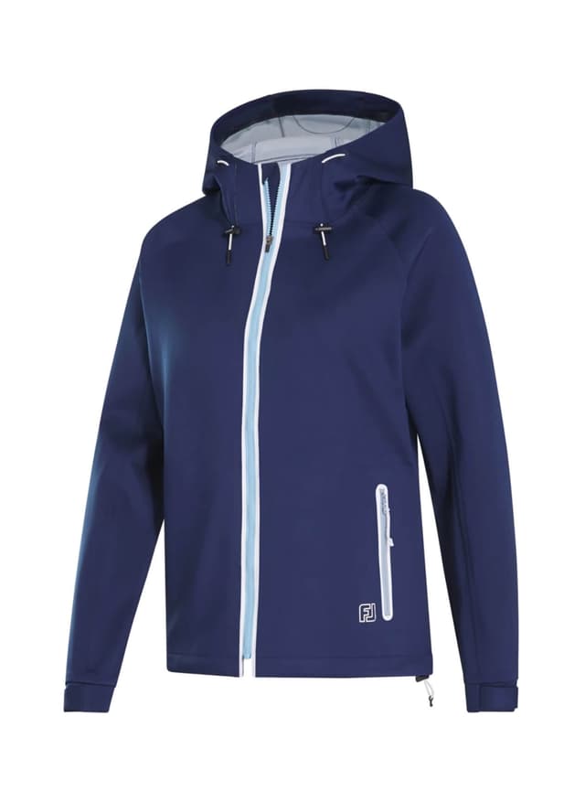 FootJoy Women's Hydroknit Jacket - Navy / White / Skyway LG