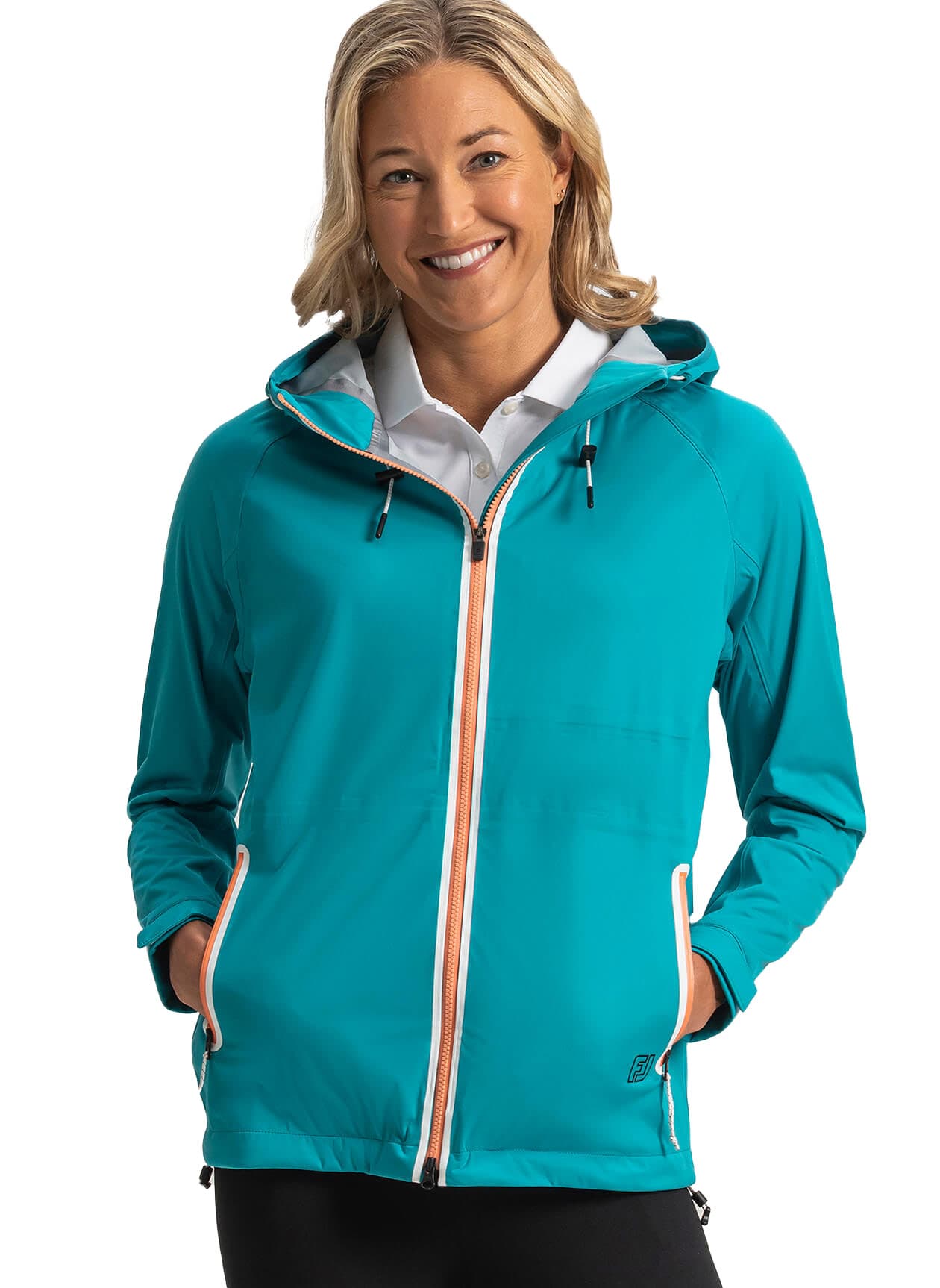 FootJoy Women's Hydroknit Jacket - Tile Blue (38965) LG