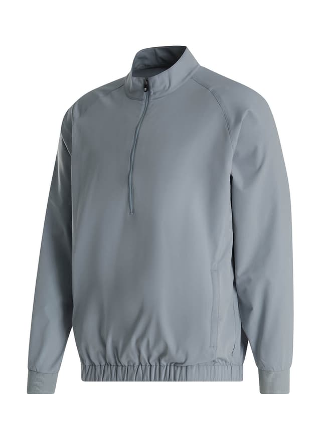 FootJoy Men's Half-Zip Windshirt SP26 - Light Grey 3XL