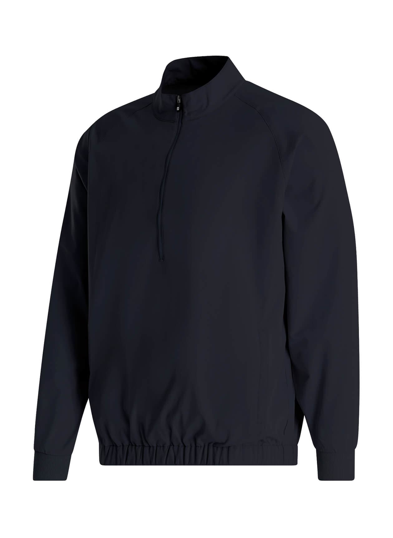 FootJoy Men's Half-Zip Windshirt SP26 - Black 3XL