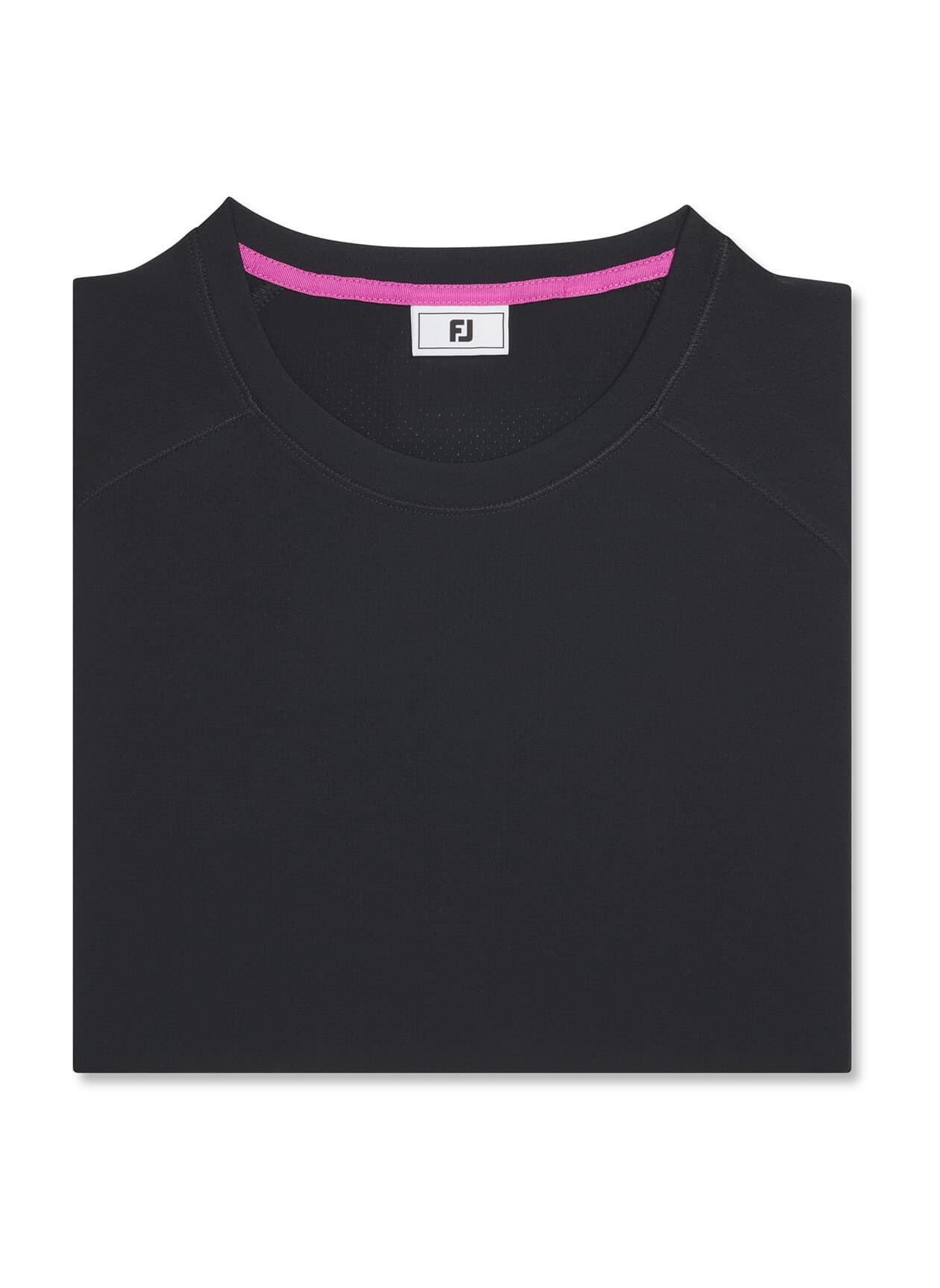 FootJoy Women's Crewneck Performance T-Shirt SP26 - Black LG