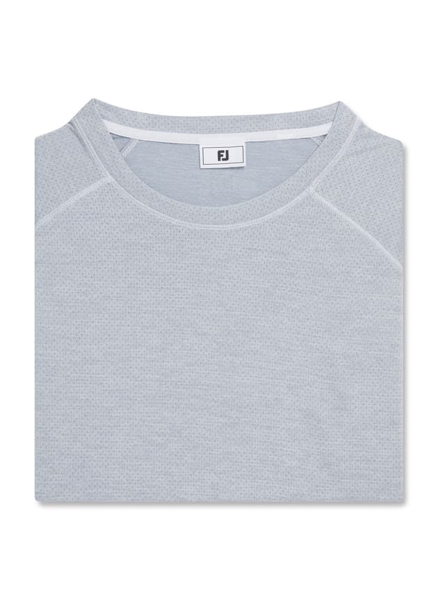 FootJoy Women's Crewneck Performance T-Shirt SP26 - Light Grey LG