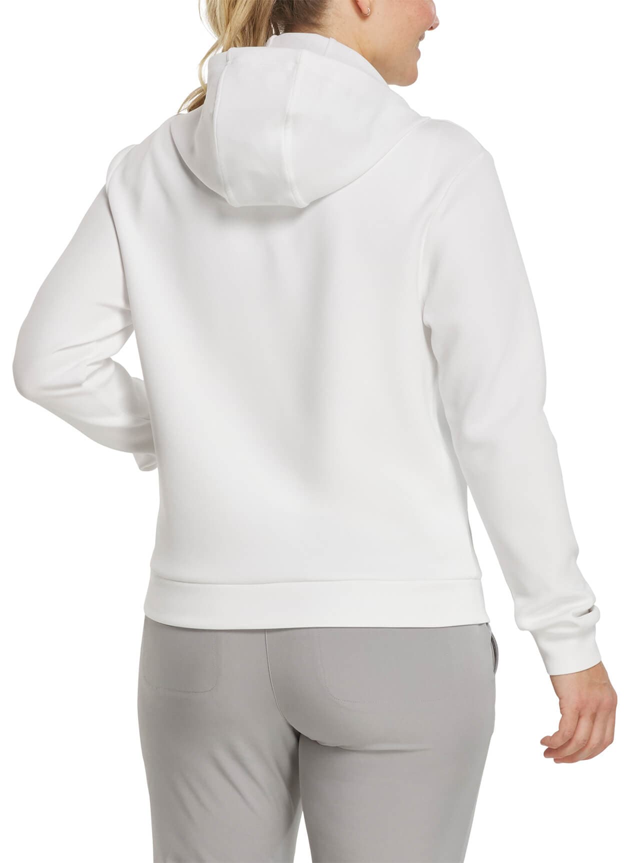 FootJoy Women's Cowl Hoodie - White LG