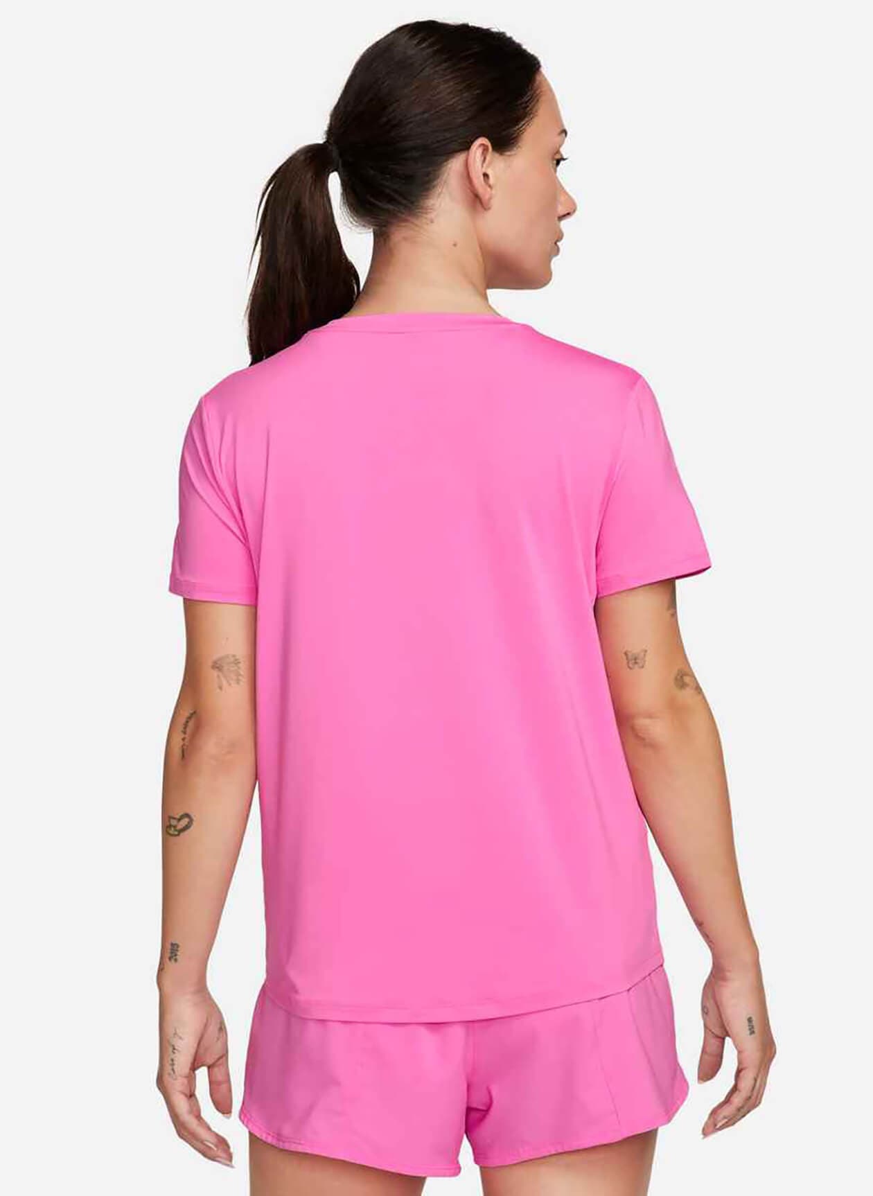 Nike Women's Classic Dri-FIT T-Shirt - Pink LG