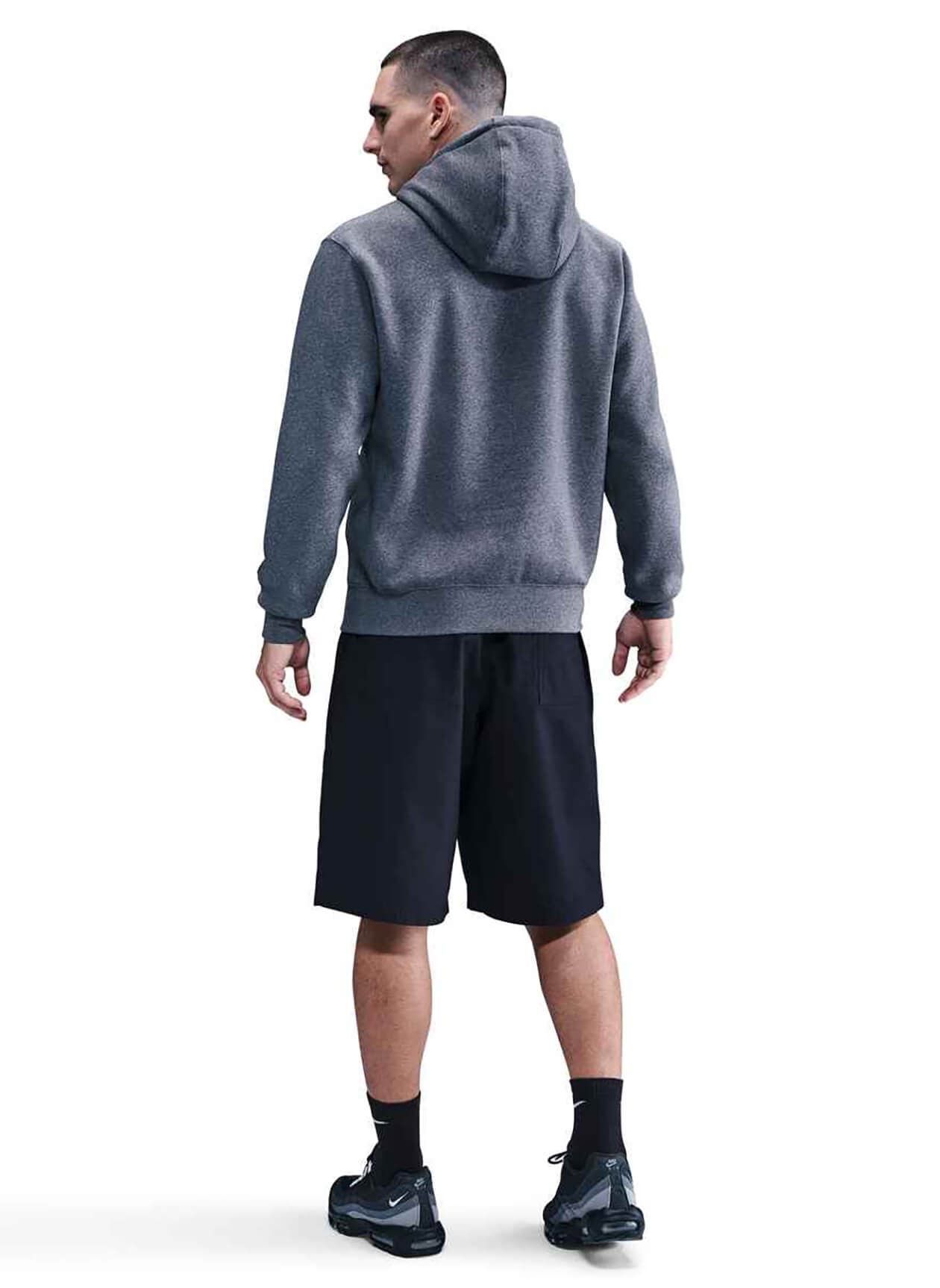 Nike Men's Club Fleece Hoodie FA25 - Charcoal Heather / Iron Grey 3XL