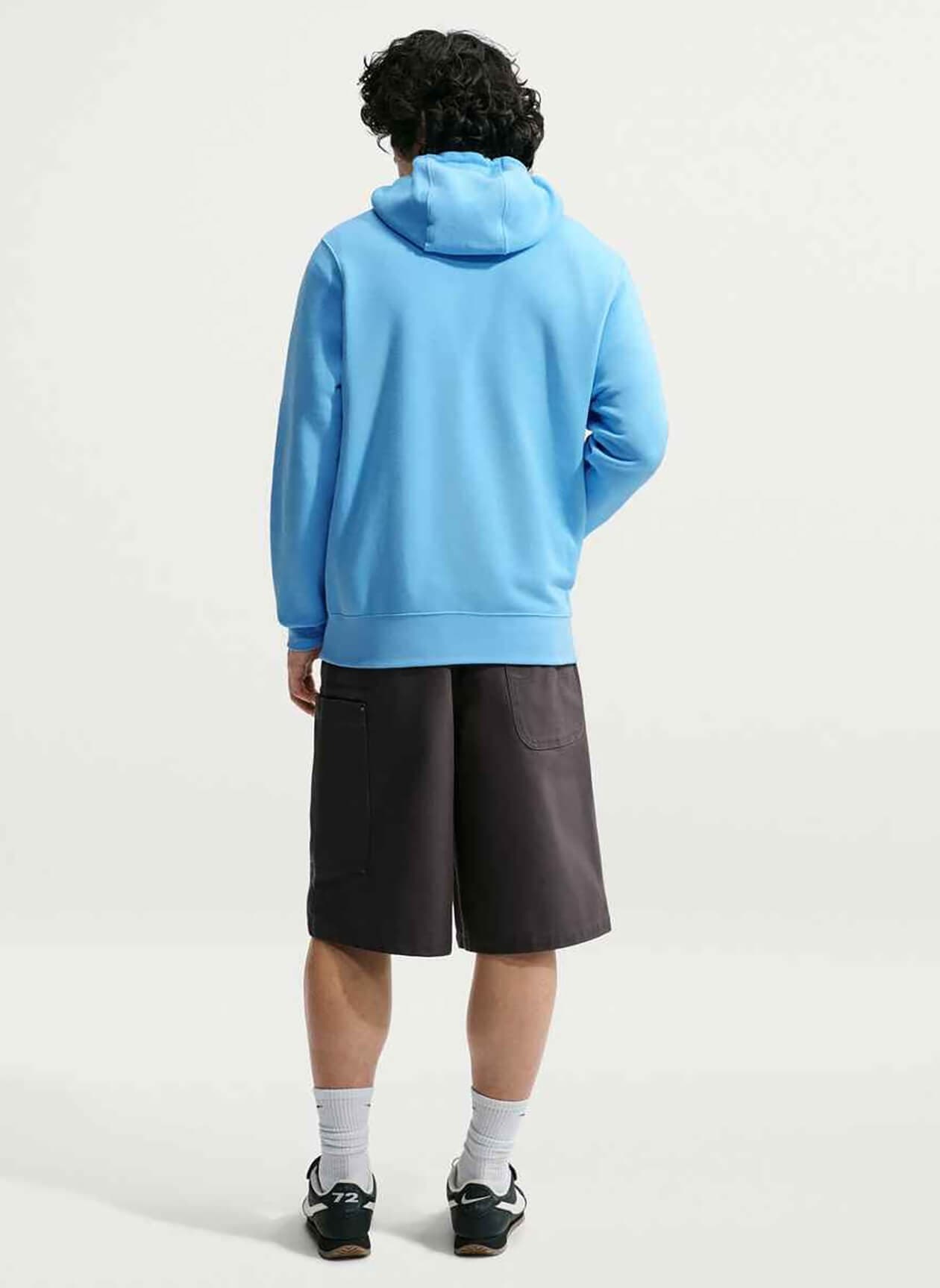 Nike Men's Club Fleece Hoodie FA25 - Football Blue / White 3XL