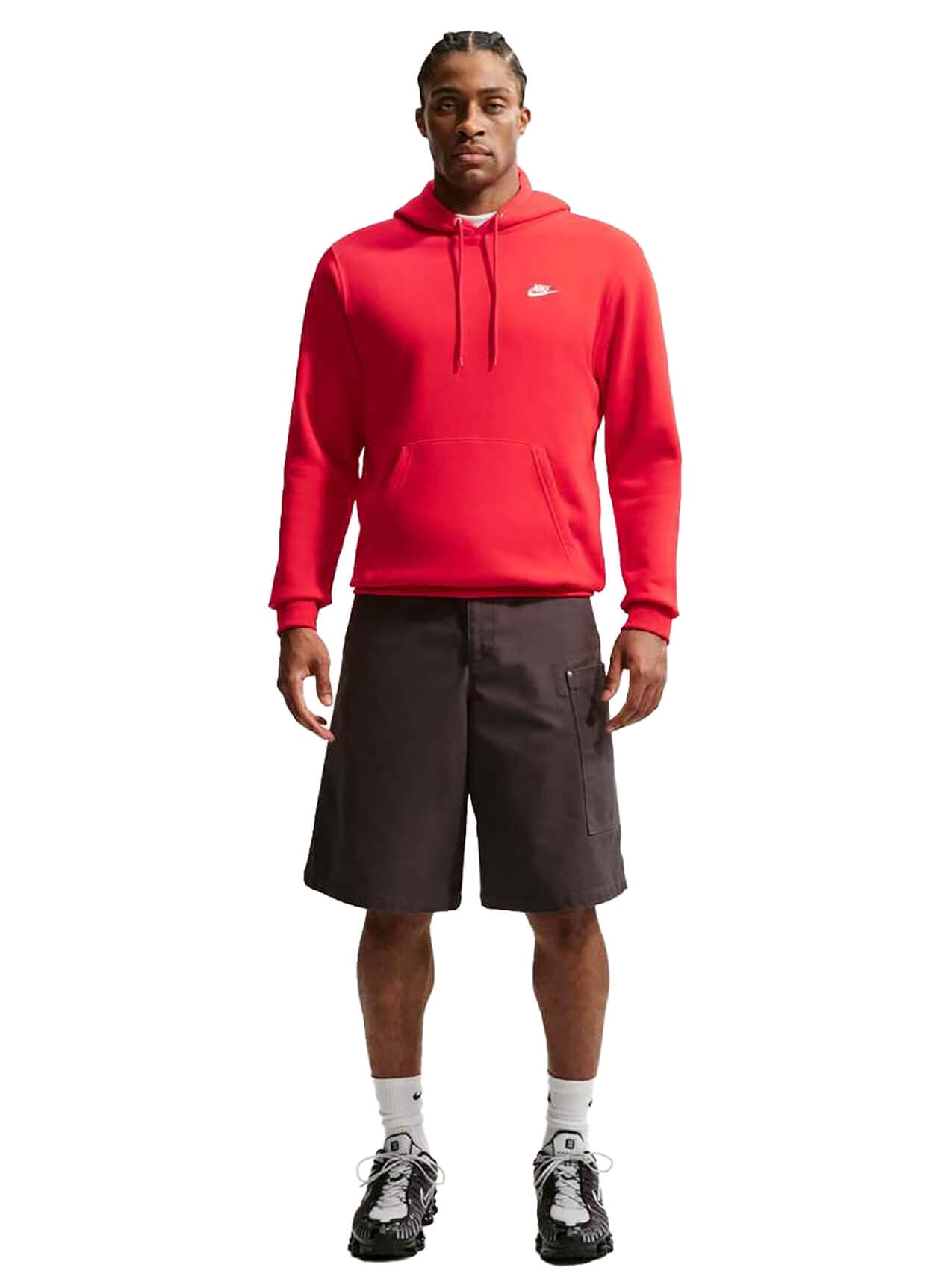 Nike Men's Club Fleece Hoodie FA25 - Red 3XL