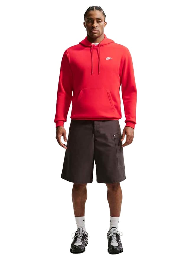 Nike Men's Club Fleece Hoodie FA25 - Red 3XL