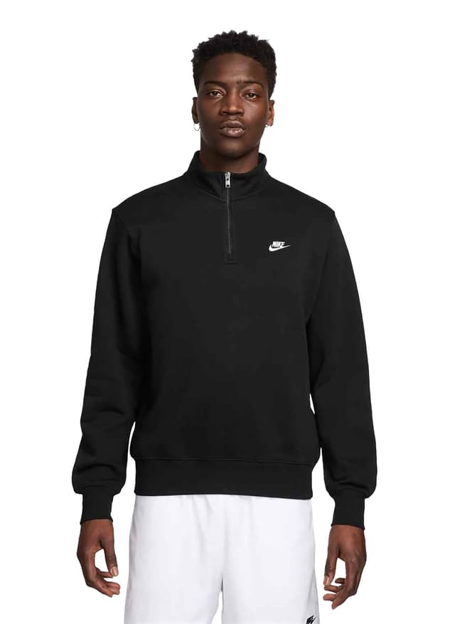 Nike Men's Sportswear Club Half-Zip - Black 3XL
