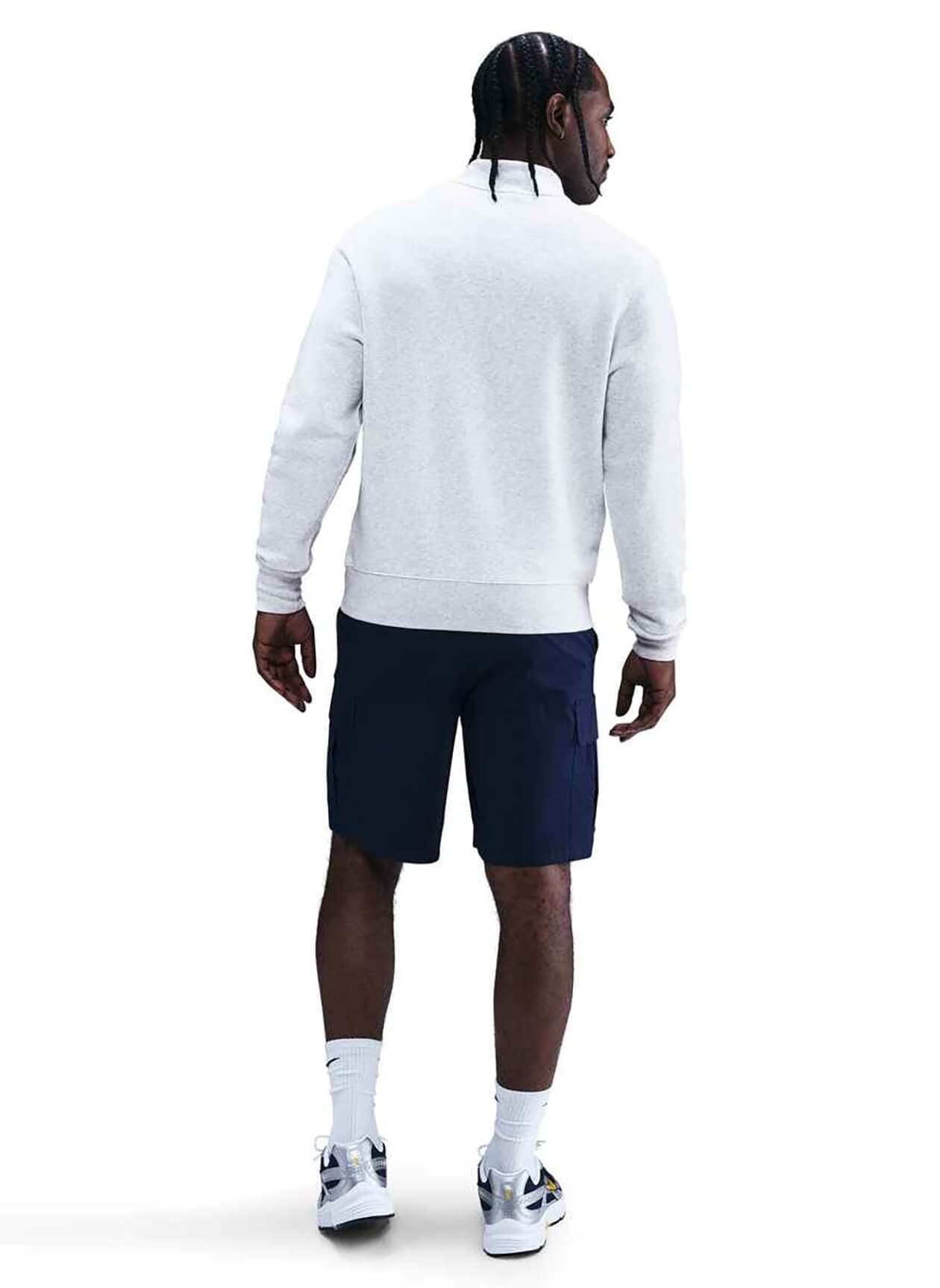 Nike Men's Sportswear Club Half-Zip - Light Grey 3XL