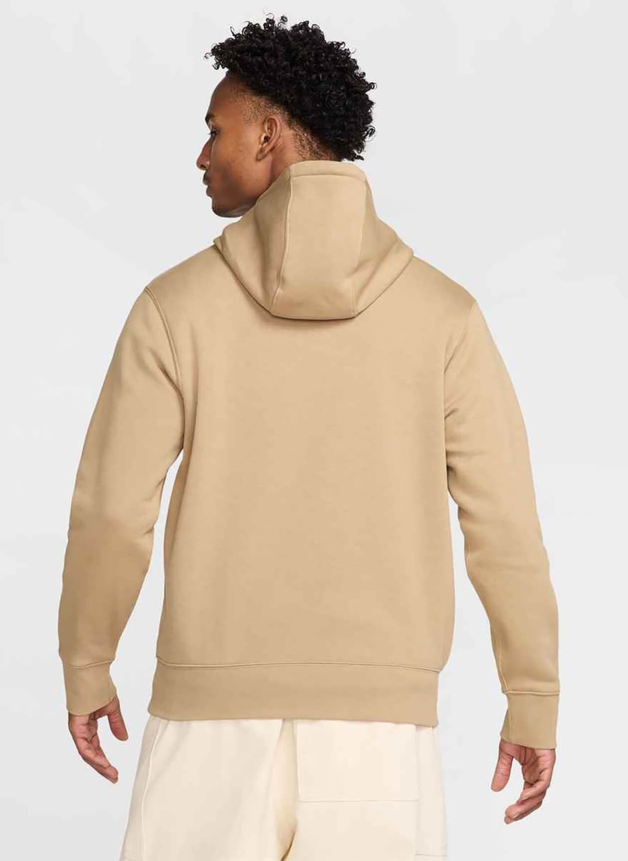 Nike Men's Club Fleece Sweatshirt - Parachute Beige / White 3XL