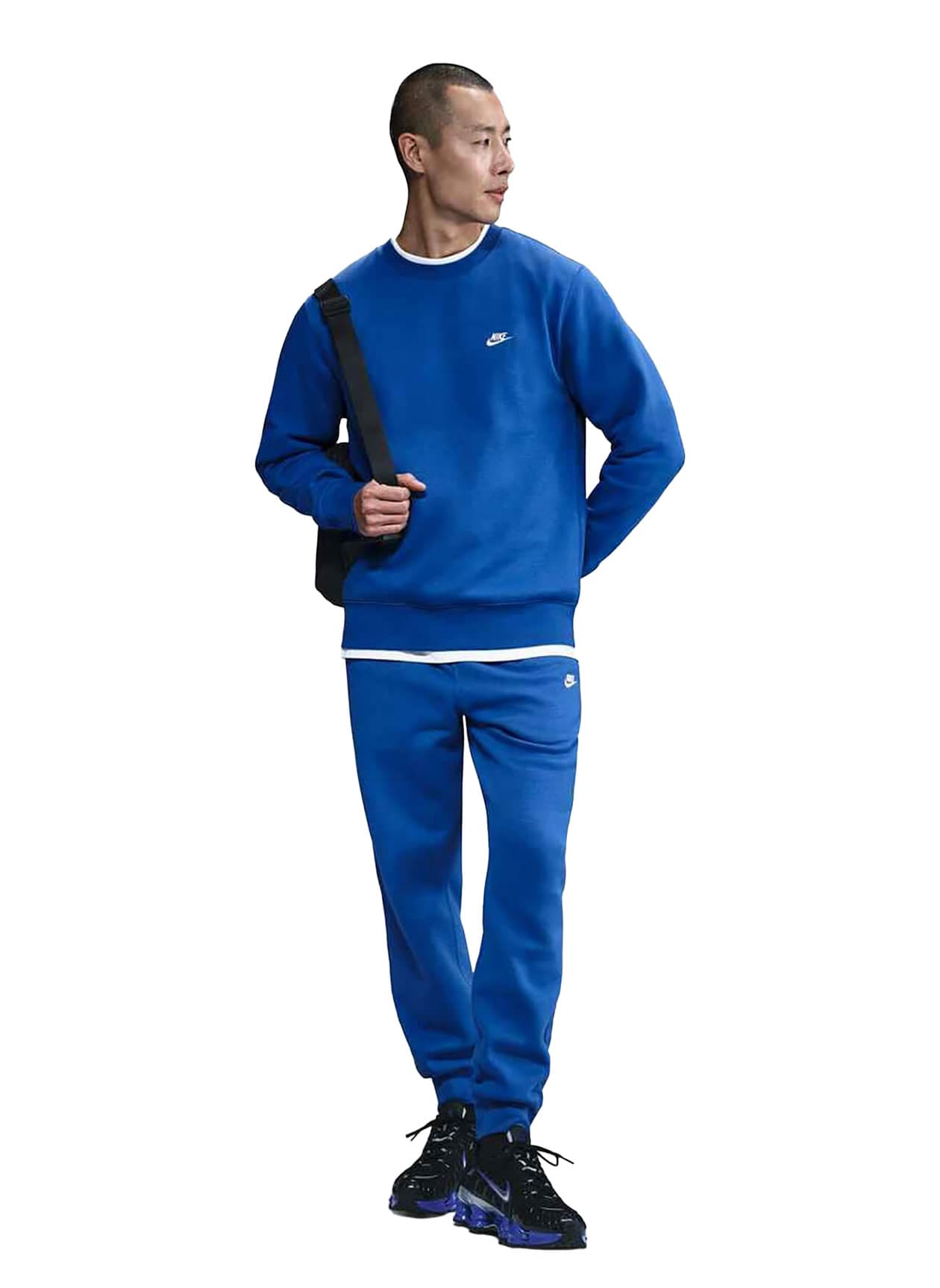 Nike Men's Club Fleece Sweatshirt - Blue 3XL