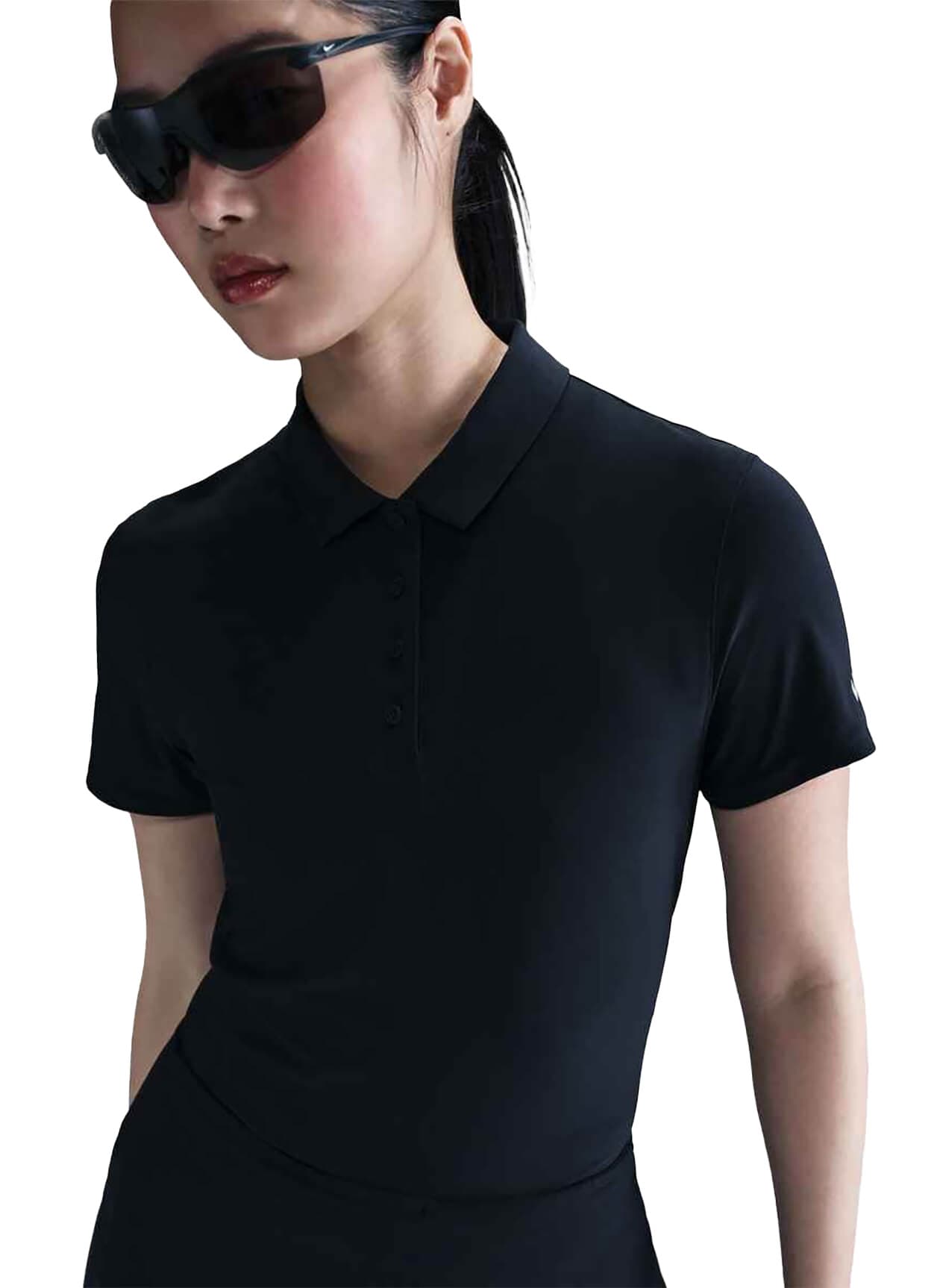 Nike Women's Dri-Fit Victory Polo SP25 - Black LG