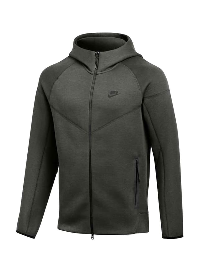 Nike Men's Tech Fleece Full-Zip Windrunner Hoodie - Dark Grey 3XL