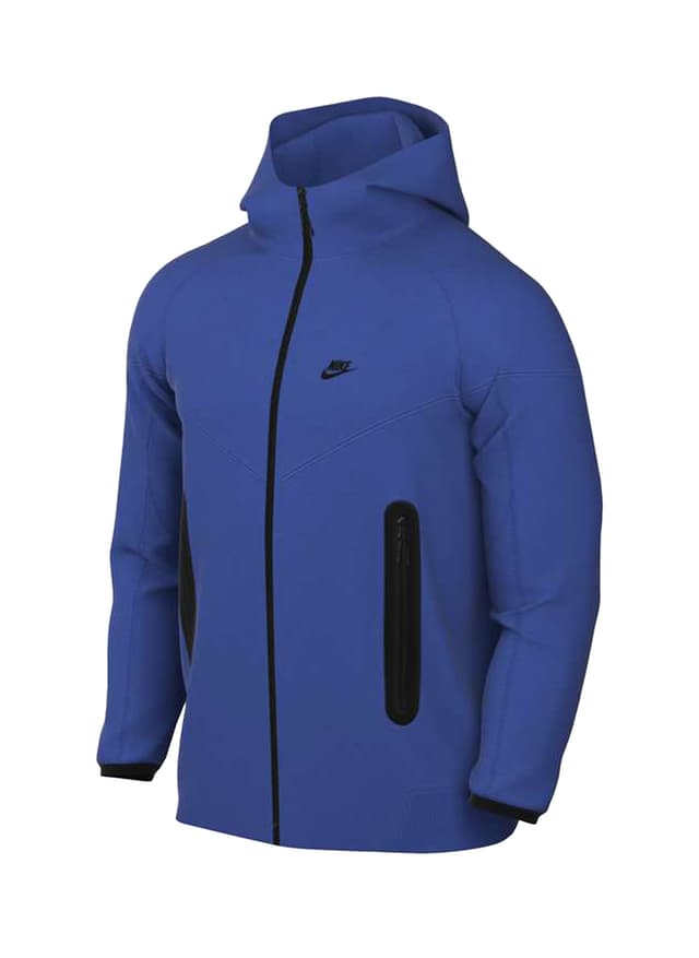 Nike Men's Tech Fleece Full-Zip Windrunner Hoodie - Blue 3XL