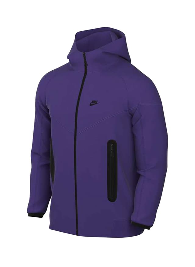 Nike Men's Tech Fleece Full-Zip Windrunner Hoodie - Purple 3XL