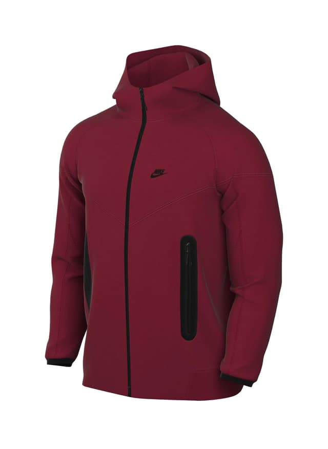 Nike Men's Tech Fleece Full-Zip Windrunner Hoodie - Team Crimson (613) 3XL