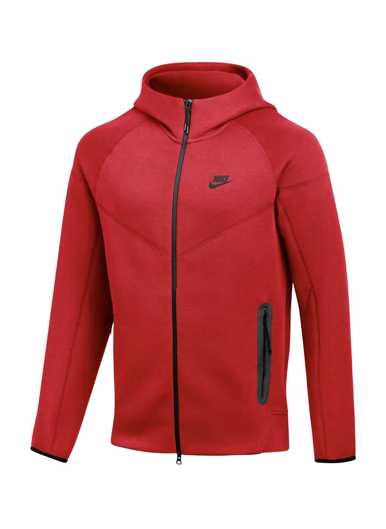 Nike Men's Tech Fleece Full-Zip Windrunner Hoodie - University Red (657) 3XL