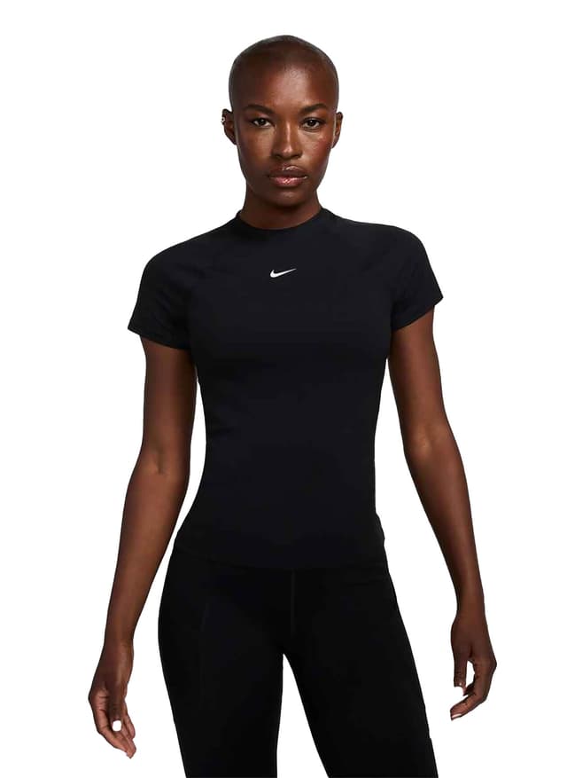 Nike Women's Pro Dri-FIT T-Shirt FA25 - Black LG