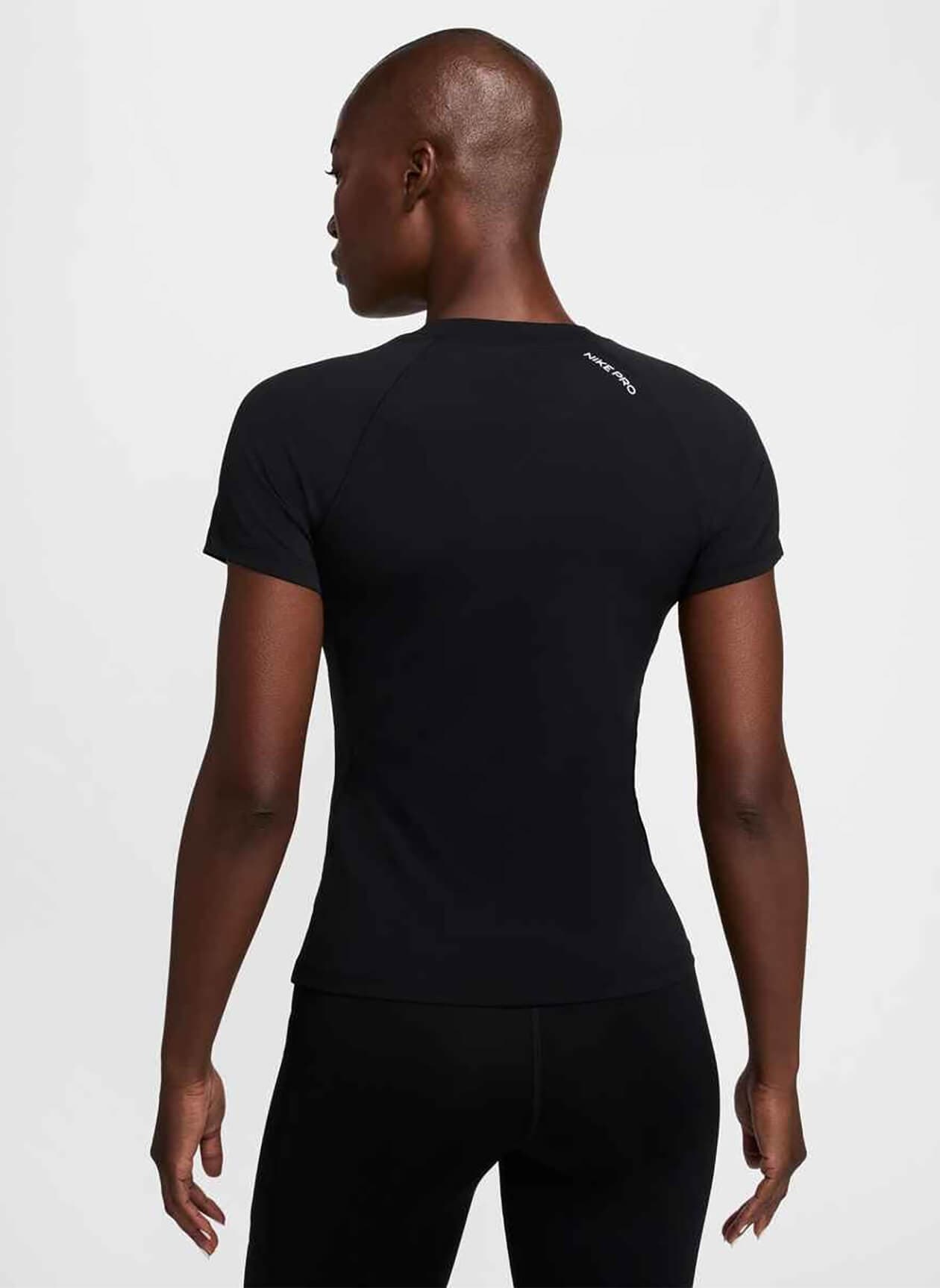 Nike Women's Pro Dri-FIT T-Shirt FA25 - Black LG