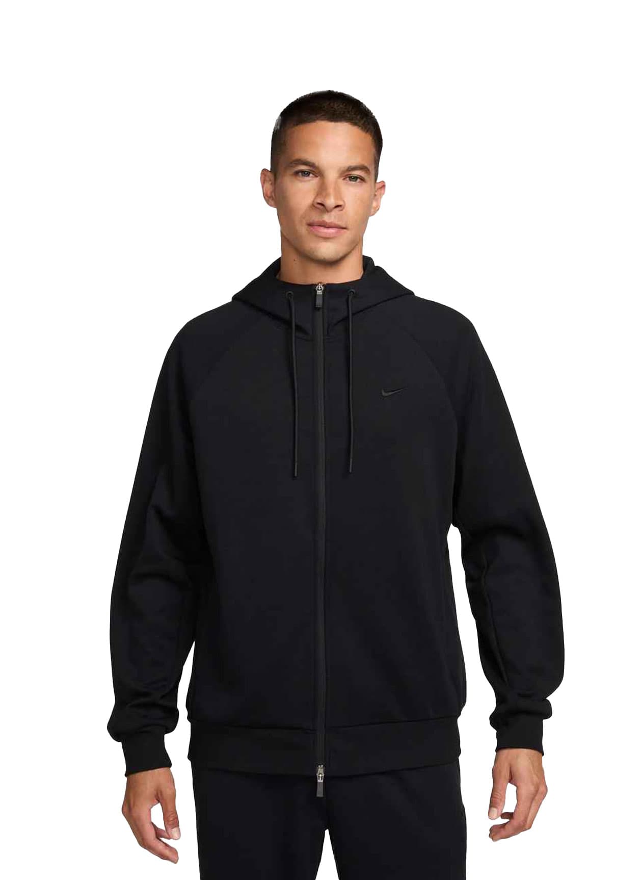 Nike Men's Dri-FIT UV Full-Zip Performance Hoodie - Black 3XL
