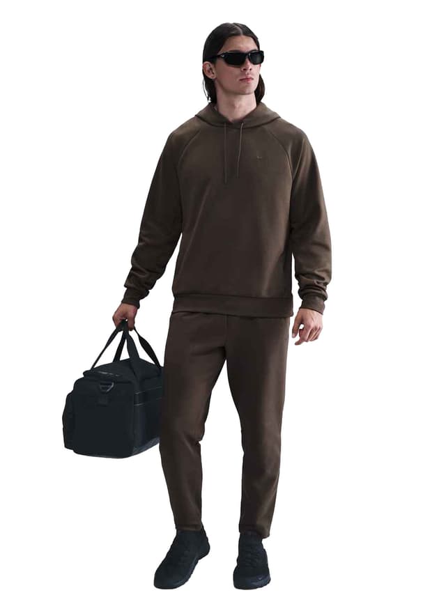 Nike Men's Dri-FIT UV Pullover Performance Hoodie - Baroque Brown 3XL