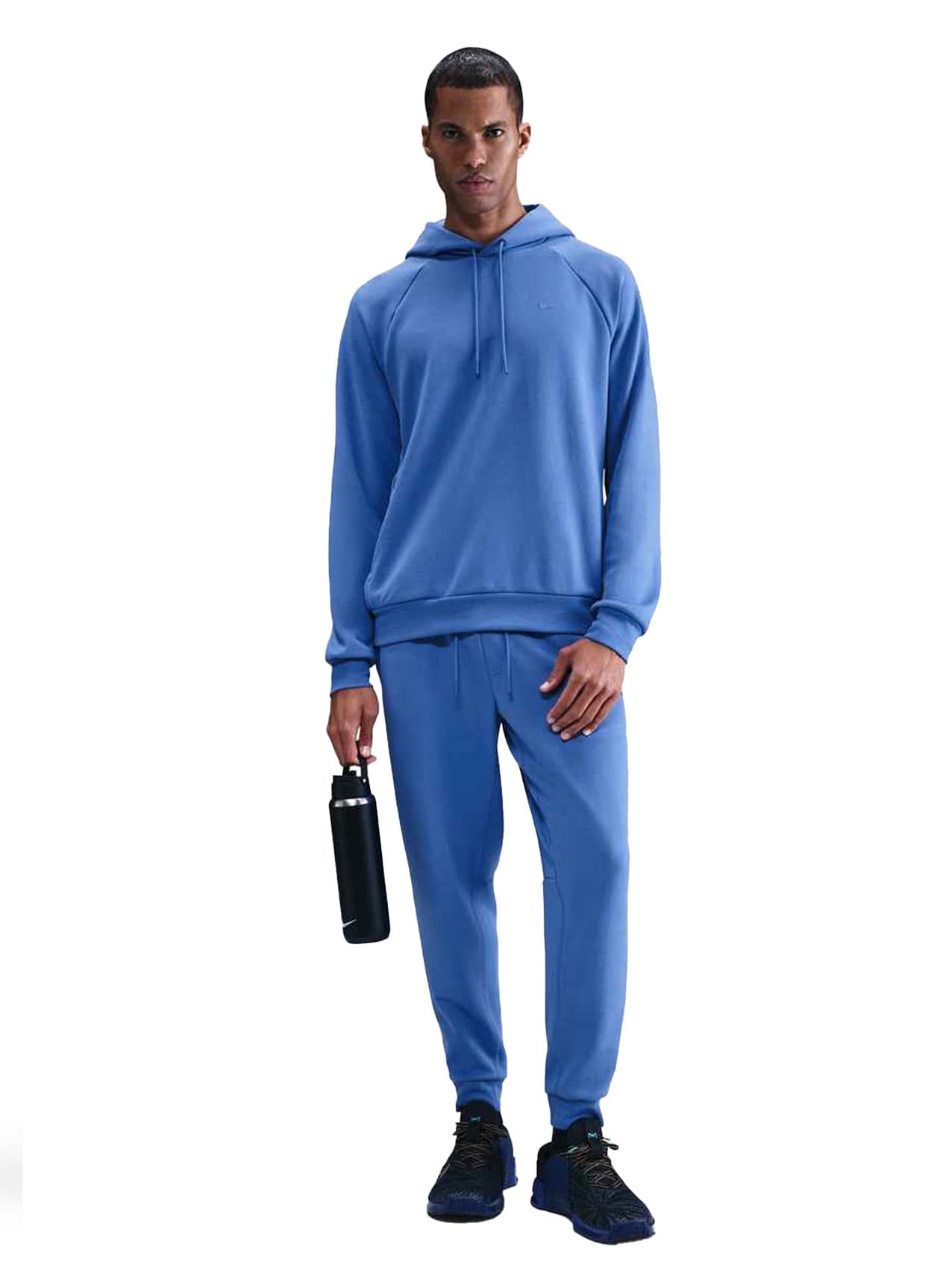 Nike Men's Dri-FIT UV Pullover Performance Hoodie - Blue 3XL
