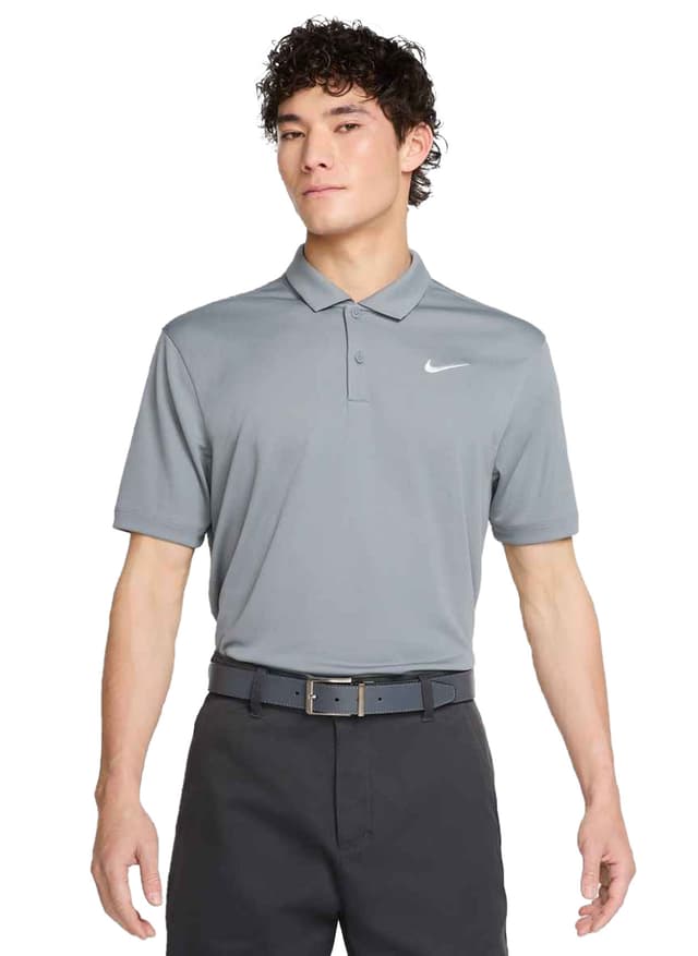 Nike Men's Dri-Fit Solid Core Polo - Light Grey 3XL