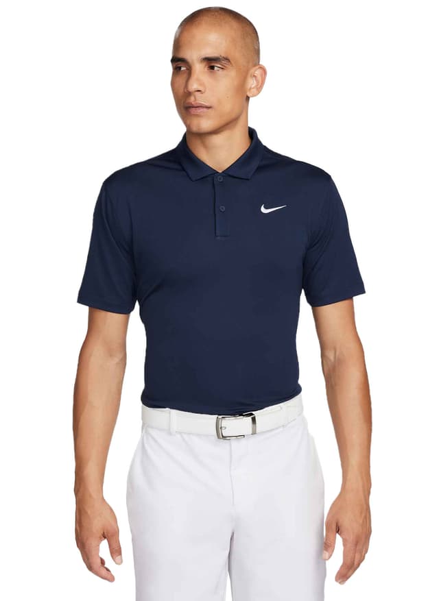 Nike Men's Dri-Fit Solid Core Polo - Obsidian / White (451) 3XL